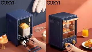CUKYI 12L Household Electric Baking Oven Mini Vertical oven Intelligent Pizza Dessert