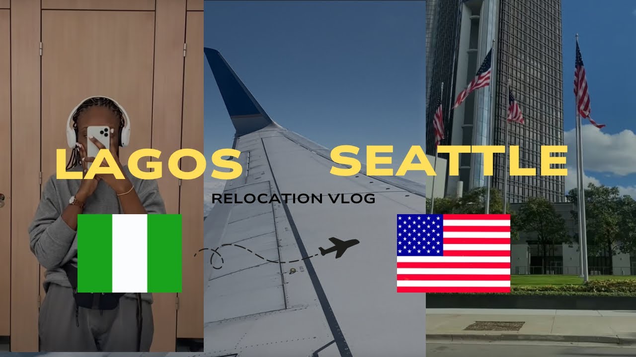 TRAVEL VLOG: Moving to the USA. Flying United Airlines directly from Lagos to Washington #relocation