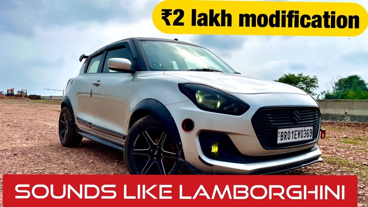 swift modified | india's most advanced swift ever | ECU remap | Stage 2 |  valvetronic exhaust 🔥🔥