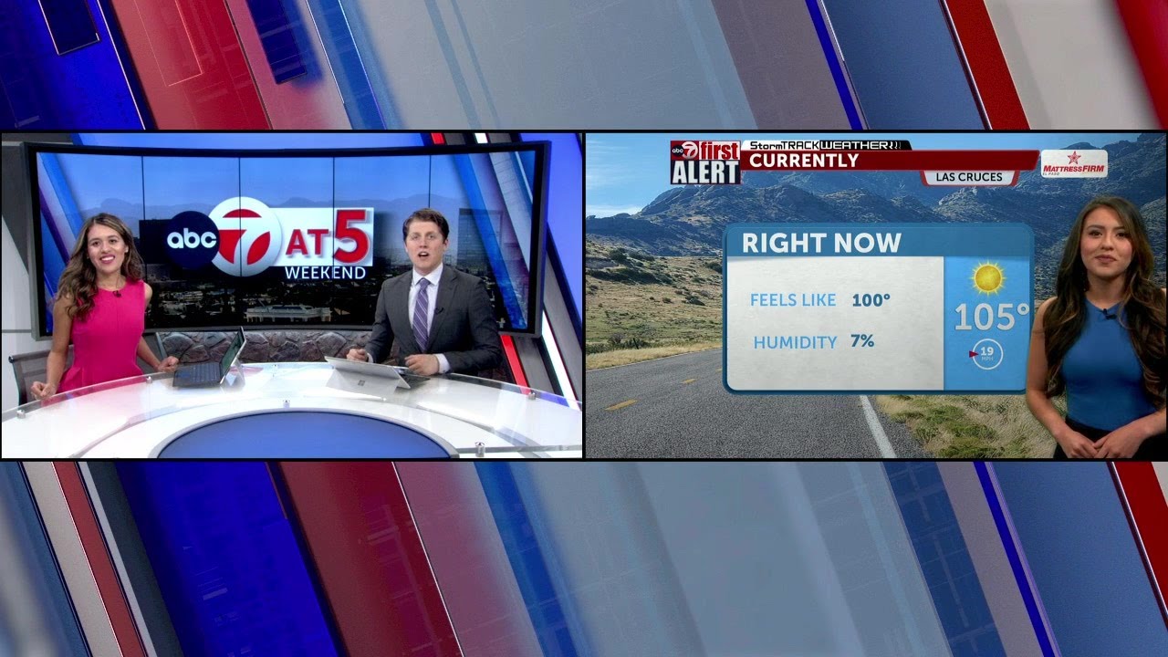 ABC7at 5 Weekend Borderland residents find ways to “cool down” during