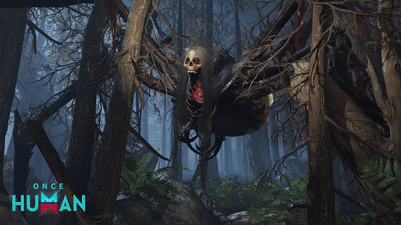 Once Human Босс Арахниам в соло. Killing Arachsiam boss solo.