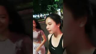 Jogging Time With Lil Sister At Gbk Jakarta