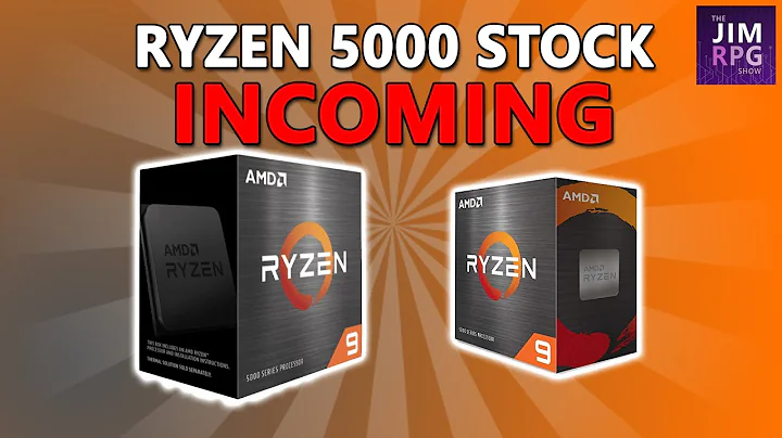 巨大な量のAMD Ryzen 5000が再入荷！(12月/1月) 5950x, 5900x, 5800x, 5600x！