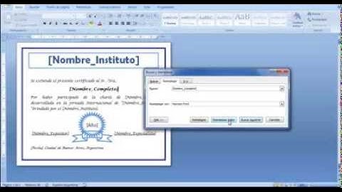 Pasar datos de Excel a plantilla de Word con macro