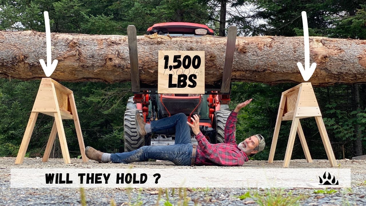 Изготовление самых прочных козлов из двутавровой балки | Простая сборка