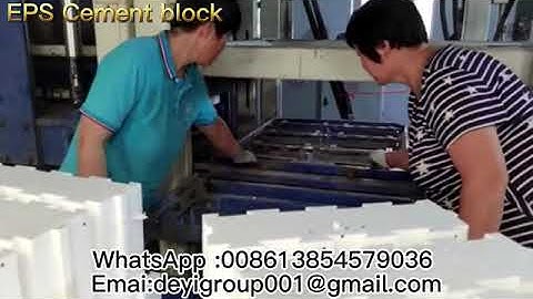 EPS insulation block machine /EPS cement concrete block machine