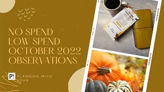 No Spend/Low Spend October 2022 Observations