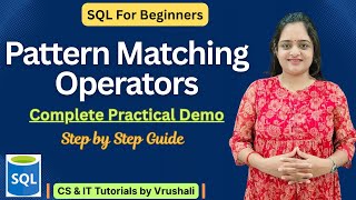 Master Pattern Matching in SQL | LIKE, NOT LIKE, Wildcards | #sqlforbeginners