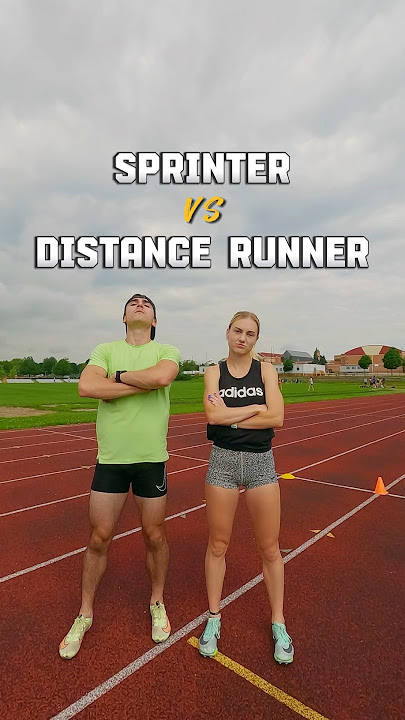 Sprinter Vs Distance Runner 🏃‍♂️💨 #shorts #trackandfield #sprints #fitness #challenge #race