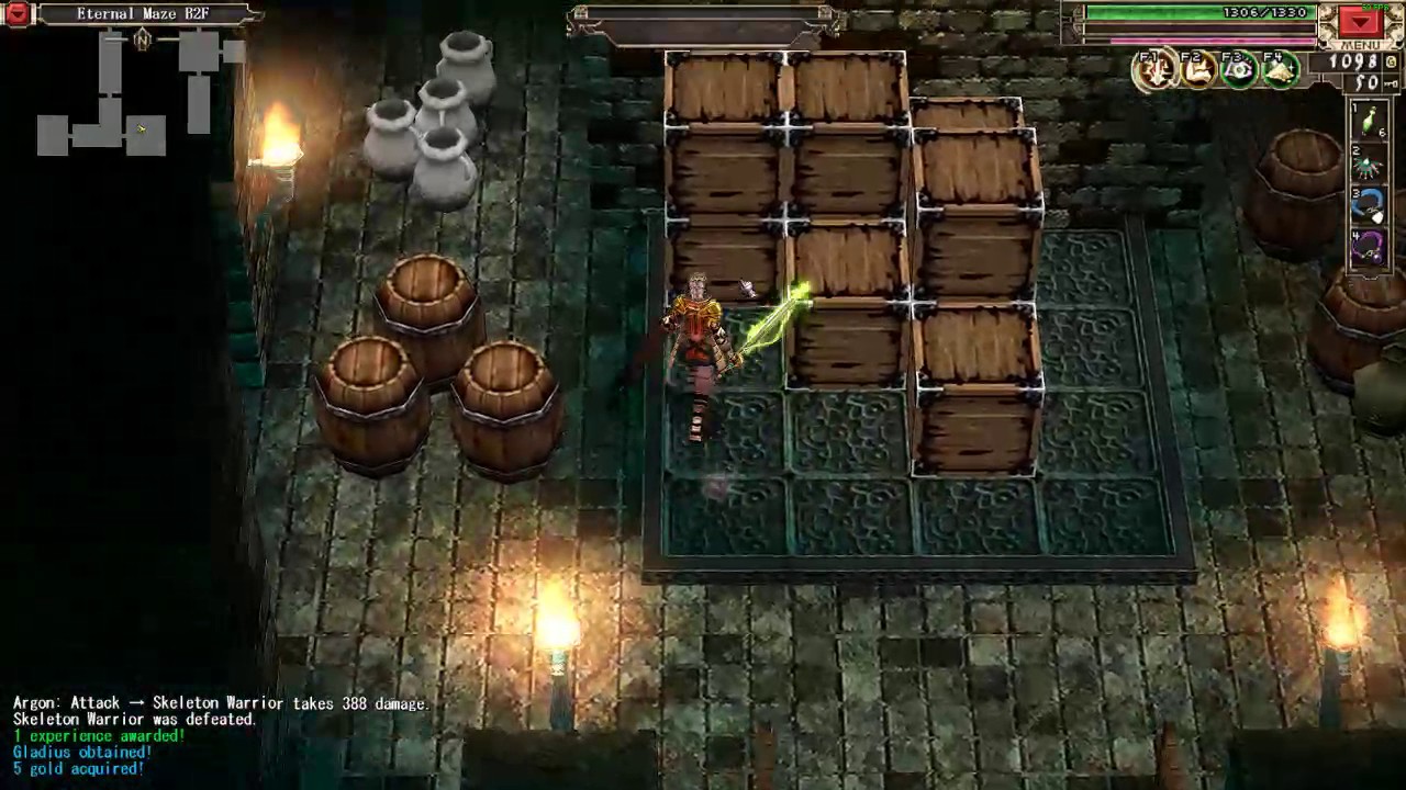 Xanadu Next Eternal Maze B2F Puzzle