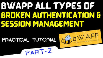 bwapp Session Management || bwapp broken authentication session management || Cyber World Hindi