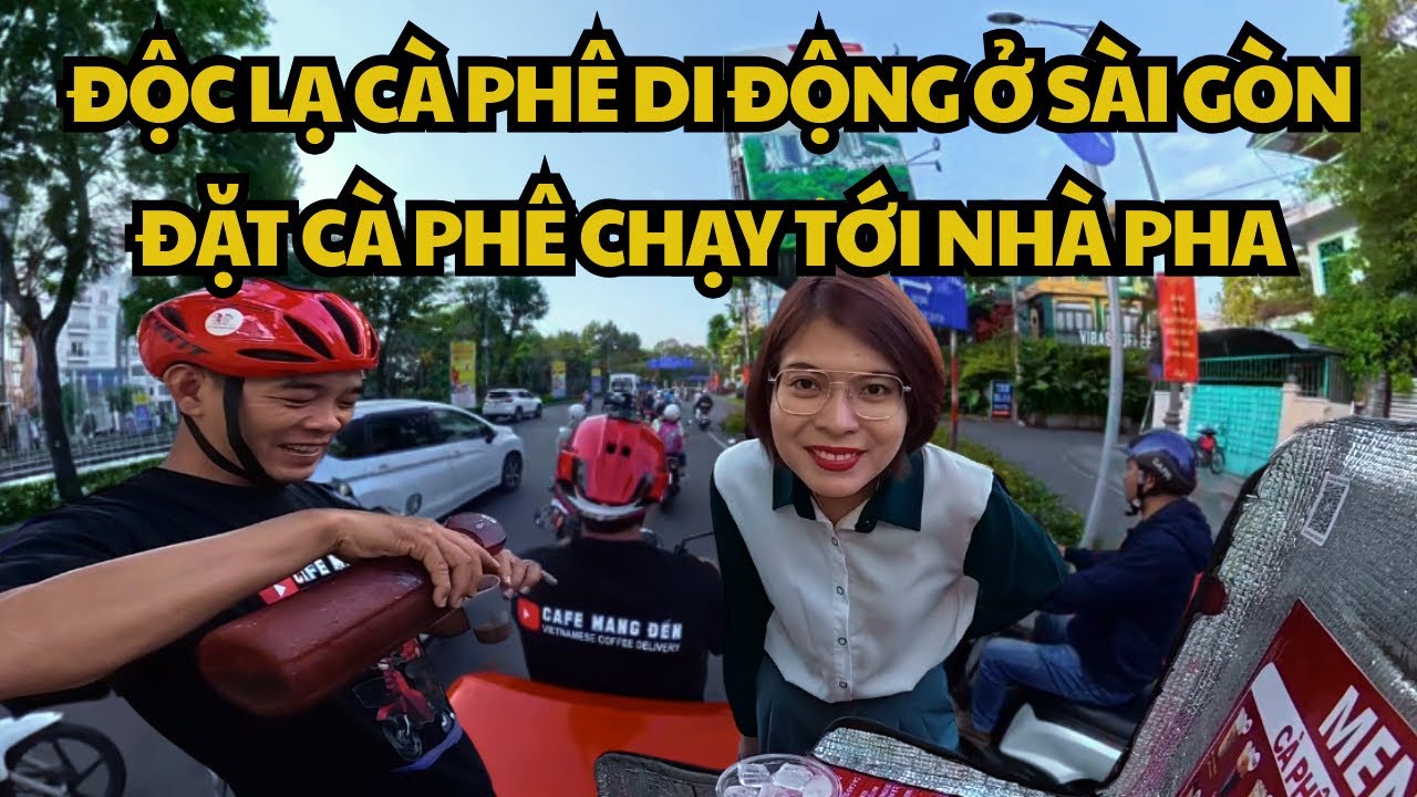 Những điều thú vị và bất ngờ khi đi giao cà phê di động | cafe vlog | Vietnamese coffee delivery