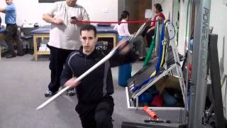 Kneeling Cable Chop Hi-Lo with Press