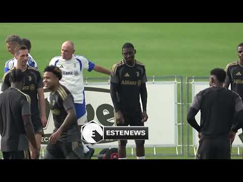 Video Juventus-Nec, l'allenamento completo della squadra di Luciano Spalletti