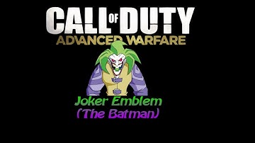Advanced Warfare Joker Emblem (The Batman)