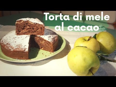 SOFT COCOA-APPLES CAKE - EASY AND FAST RECIPE