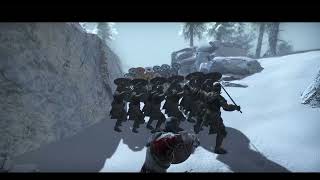 Battle Charge  - Shield wall push