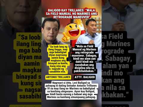 Baligod kay Trillanes: hindi basta uurong ang mga marines