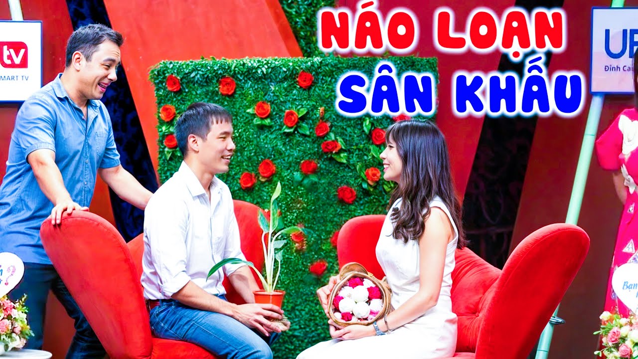 Cặp đôi GÂY NÁO LOẠN SÂN KHẤU vì vừa kéo rào ĐÒI BẤM NÚT HẸN HÒ dắt về ngay không cần ông mai bà mối