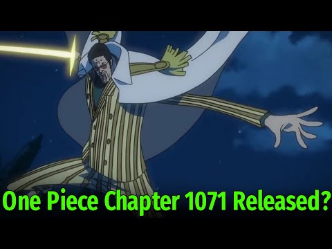 One Piece Chapter 1071: Release Date