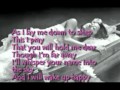 As I Lay Me Down - Sophie B. Lyrics