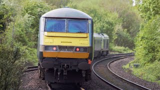 Three trains at Hatton station