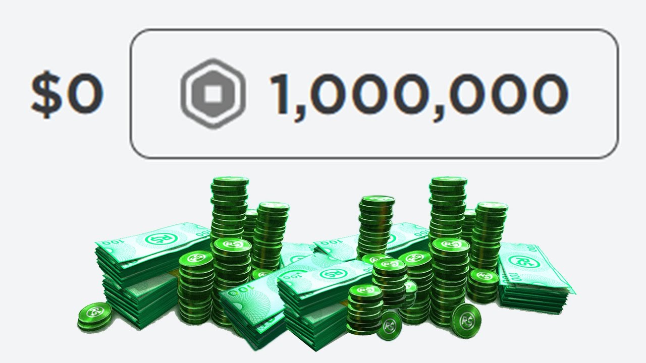 1,000,000 Robux For $0 - Youtube