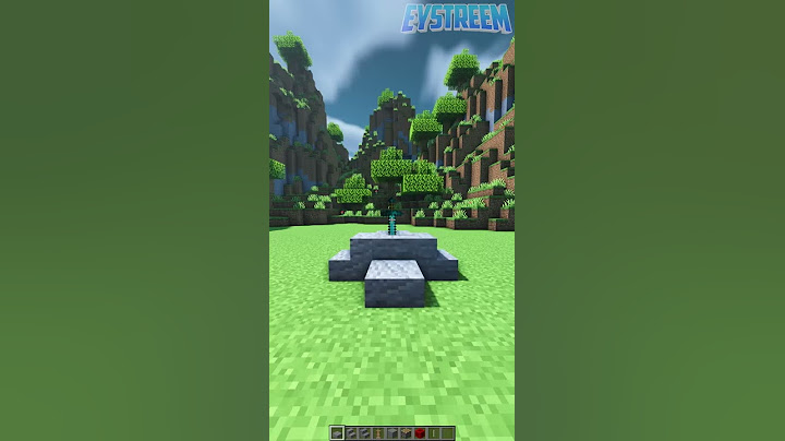How to Build a SWORD STUCK IN STONE in Minecraft! #Shorts