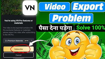 VN app मे विडियो save नही हो रही है | vn app video export problem solve 2025