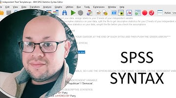 A Simple and Quick Way of  Opening SPSS Syntax & Importing Data