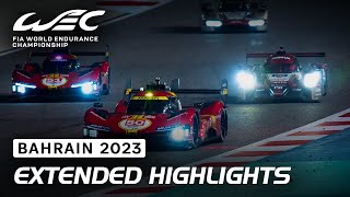 Extended race highlights I 2023 8 Hours of Bahrain I FIA WEC