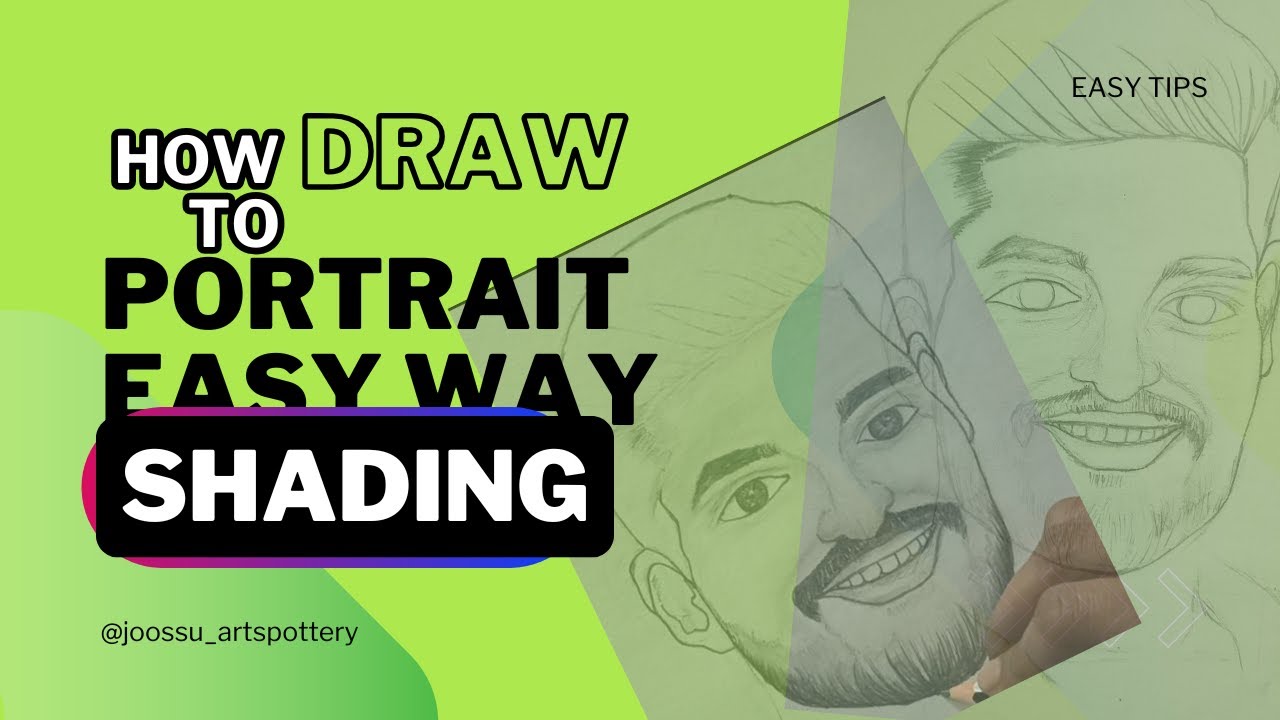 how to draw a portrait in easy steps | using grid method | portrait ...