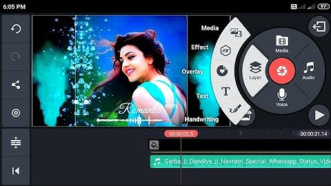 How to Make Awesome WhatsApp status | in kinemaster trending | avee player Temple Green effect