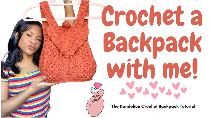 How To Crochet A Drawstring Backpack – Mama In A Stitch