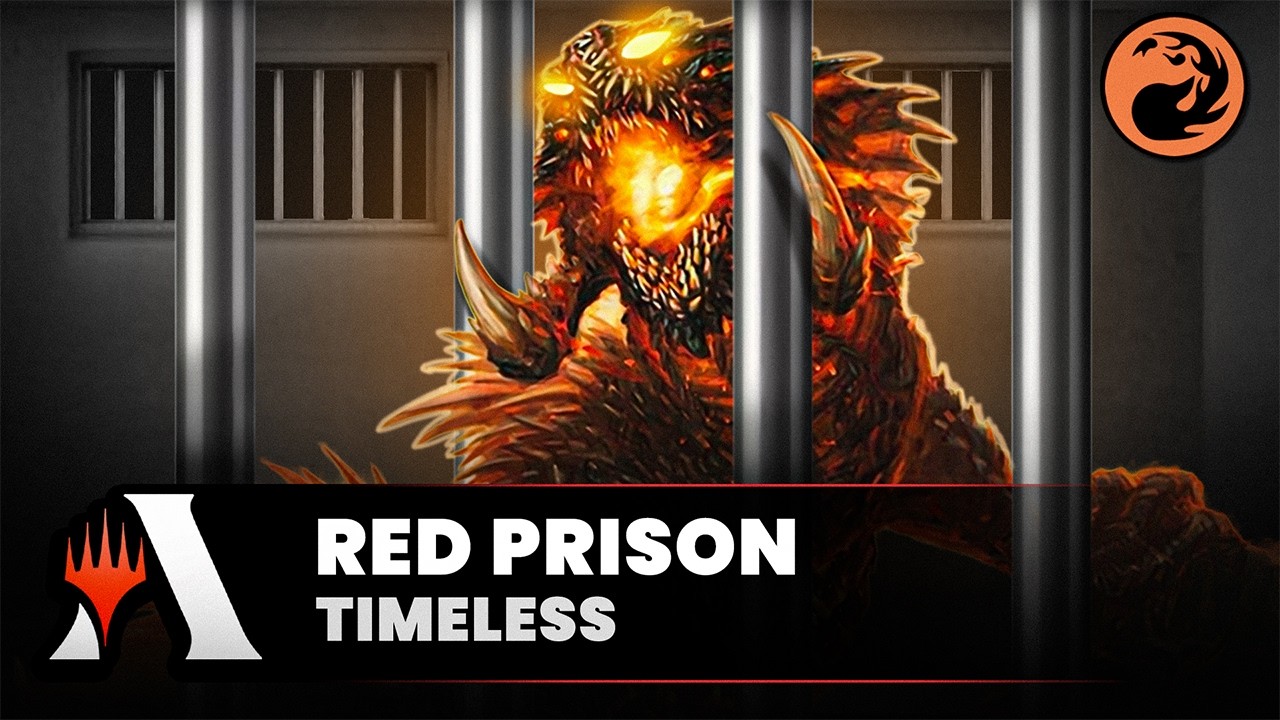 🔴 SEM LANDS, SEM CHANCES! | MONO RED PRISON no TIMELESS! (Magic Arena)