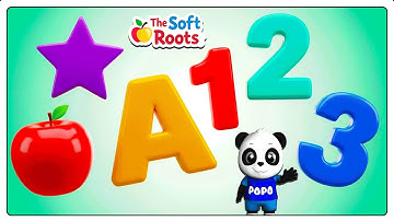Preschool Learning activities for 3 year olds at home | Learn ABC Phonics Shapes Numbers Colors 🌈
