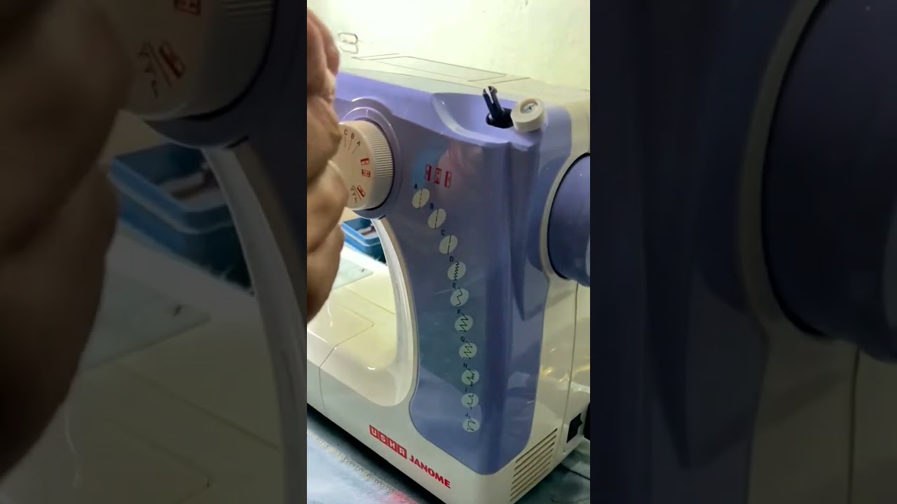 How insert thread in machine 