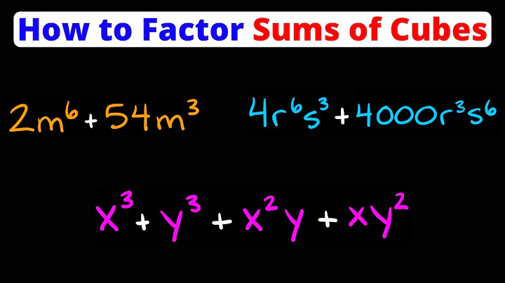 Factoring Sums of Cubes | Advanced Examples | Eat Pi