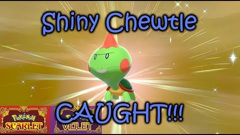 Shiny Chewtle - 5th Shiny Pokémon in Pokémon Scarlet & Violet