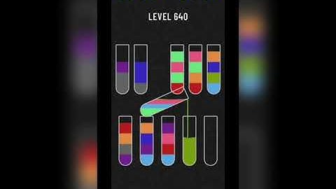Water sort puzzle level 640