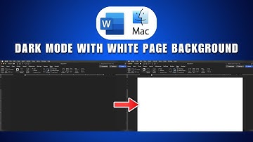 Hoe u een WITTE ACHTERGROND inschakelt voor MS Word op Mac in de donkere modus 2025