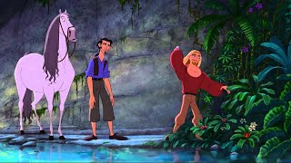 اتنين نصابين بيلاقوا خريطة مدينة الذهب فبيقرروا يروحوا يكتشفوها (ملخص فيلم The Road to El Dorado)