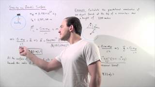 Calculation of Gravitational Acceleration