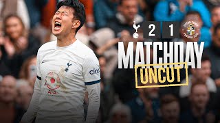 TOTTENHAM HOTSPUR 2-1 LUTON TOWN // MATCHDAY UNCUT // HEUNG-MIN SON SCORES LATE WINNER