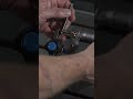 Holding the micrometer still can be more convenient than holding the part. 🤓 #haasautomation #cnc