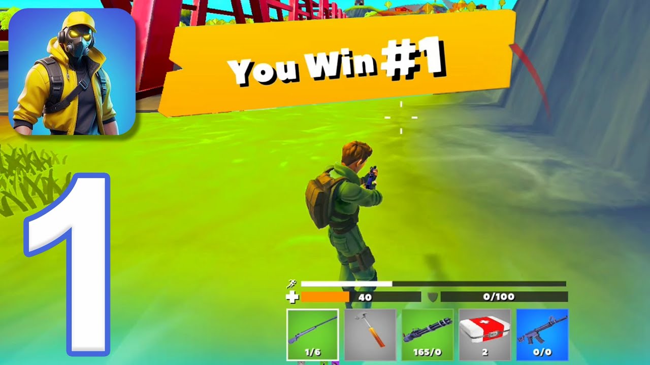 Grand Strike: Battle Royale - Gameplay Walkthrough Part 1 - Tutorial & Win 1 (iOS, Android)