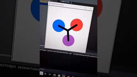 Fidget Spinner Using Python #shorts