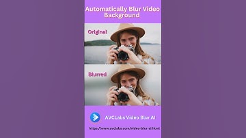 Automatically and Precisely Blur Video Background by AI Technology
