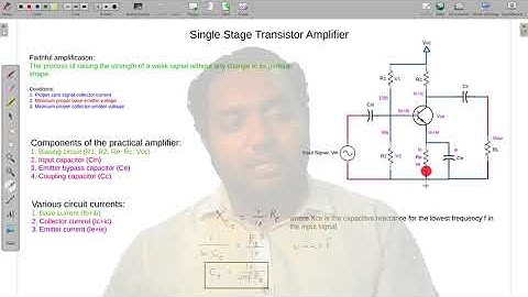 S2-M1-S1: Practical Single Stage Transistor Amplifier