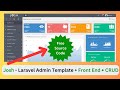 Learn How to Install and Utilize Josh - Laravel Admin Template + Front End + CRUD System!
